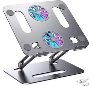 Aluminium Laptop Stand V4.1 With Dual Fan Cooling