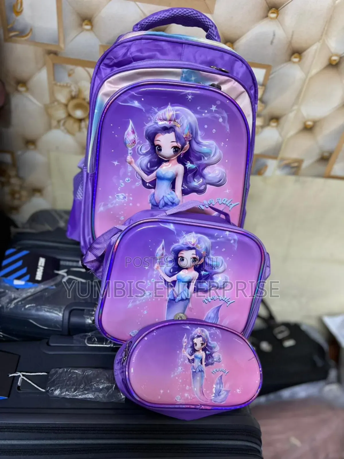 3 in 1 Cartoon Themed School Bags Grade 1 to 5
