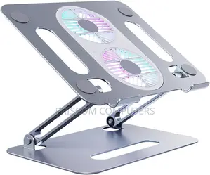 Portable Adjustable Laptop Stand With 2 Cooling Fan