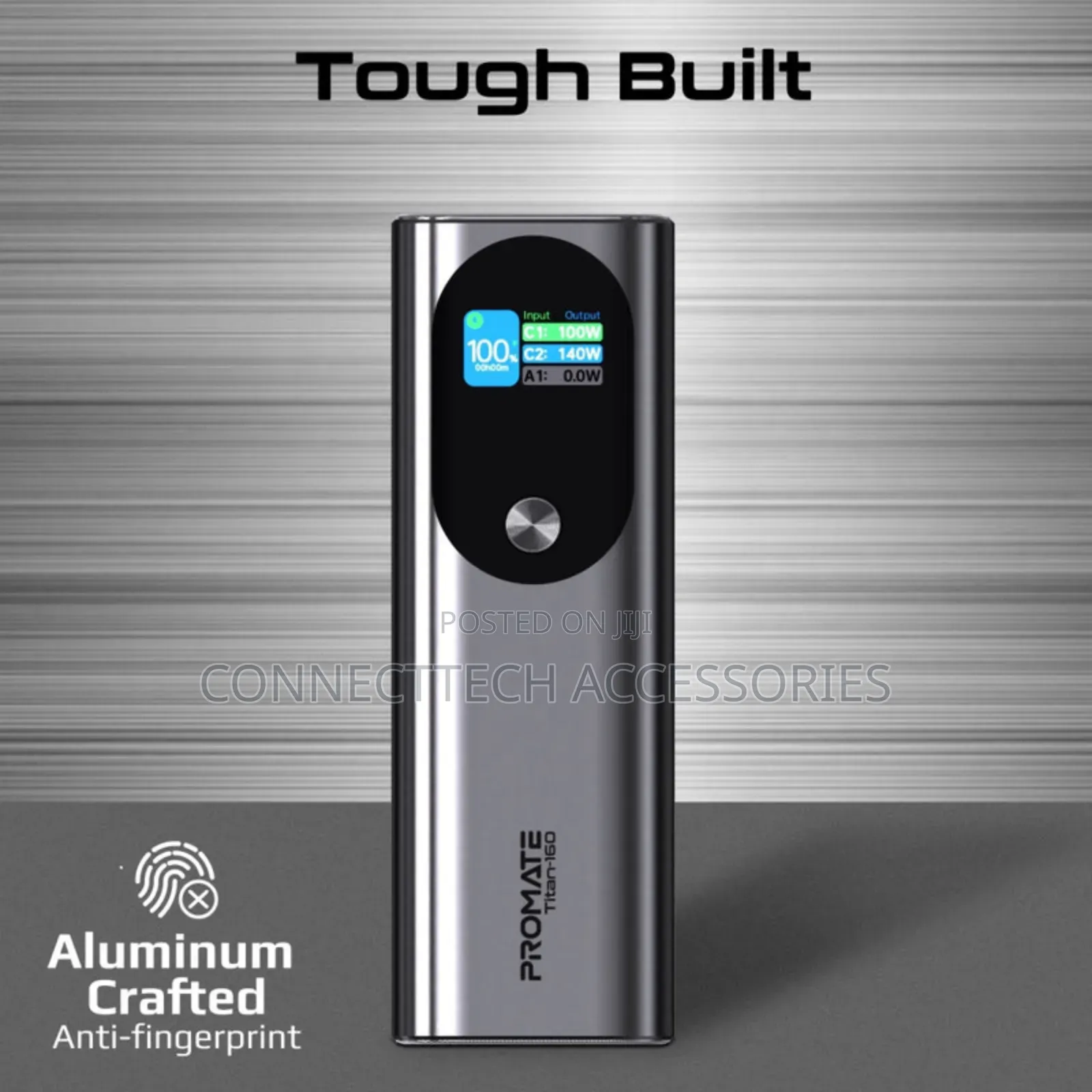 Promate Ultra-compact 160W Multi-port PD 3.1 Power Bank