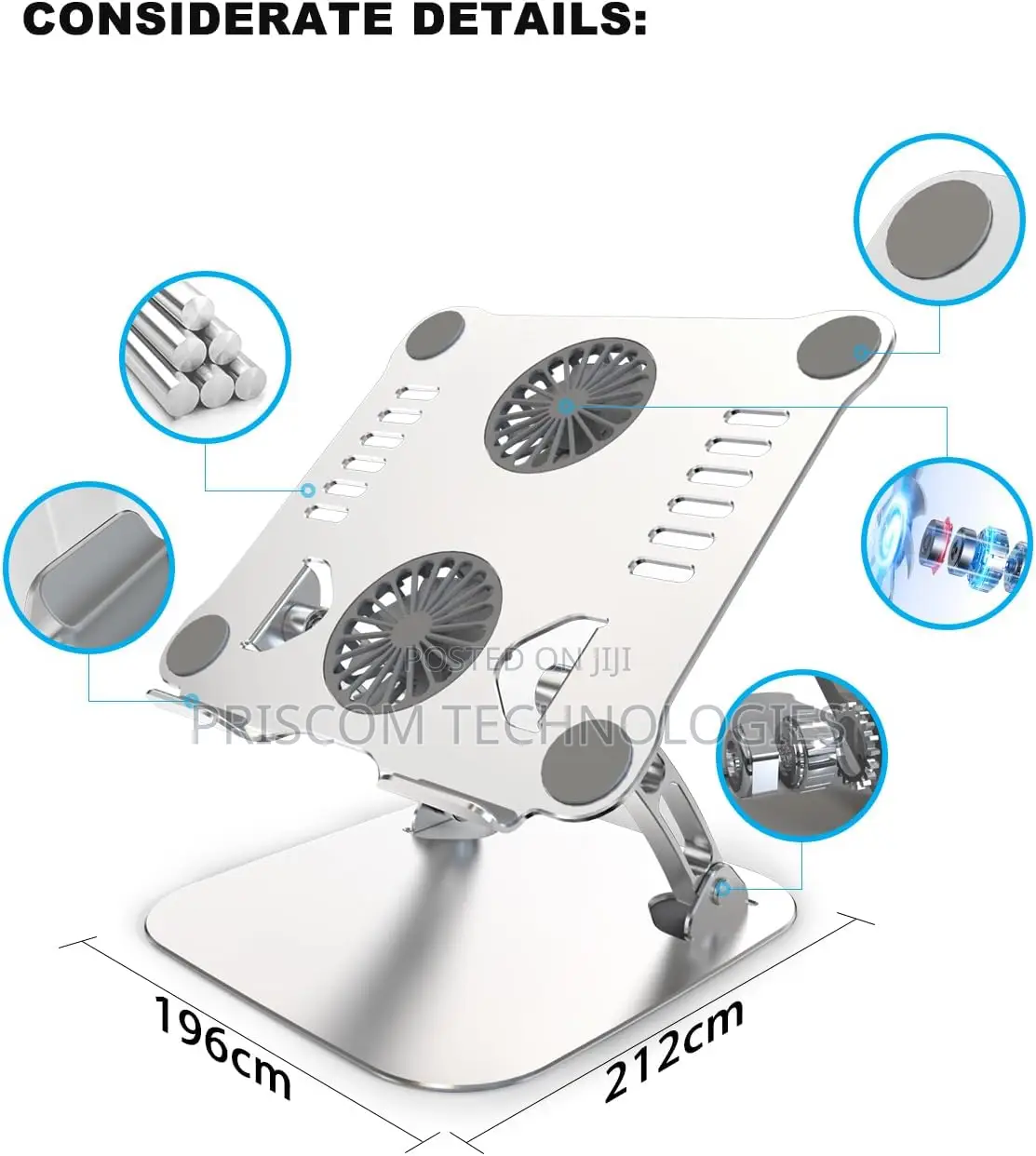 Portable Adjustable Stand For Laptop, Tablet,Macbook Pro Air
