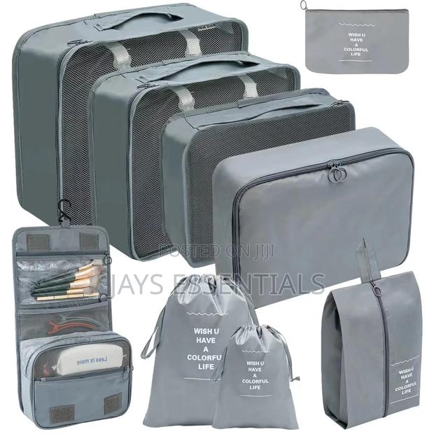 9pc Suitcase Organizer Bags - thumbnail 2