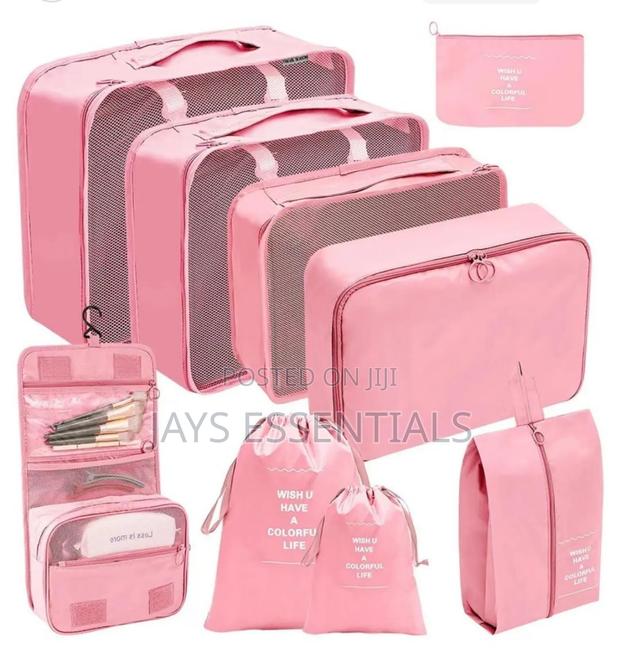 9pc Suitcase Organizer Bags - thumbnail 3