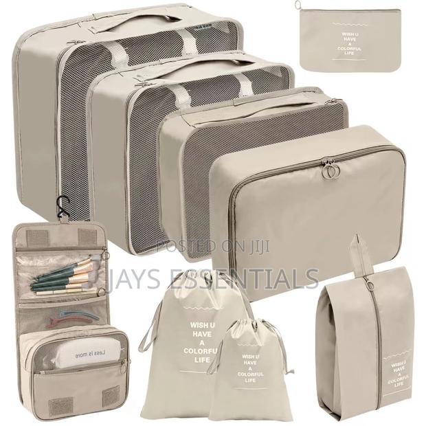 9pc Suitcase Organizer Bags - thumbnail 4