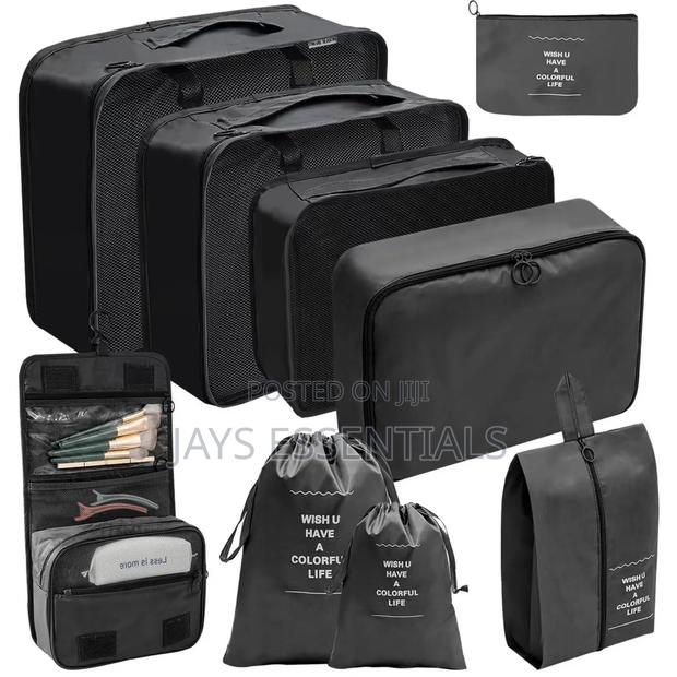 9pc Suitcase Organizer Bags - thumbnail 5