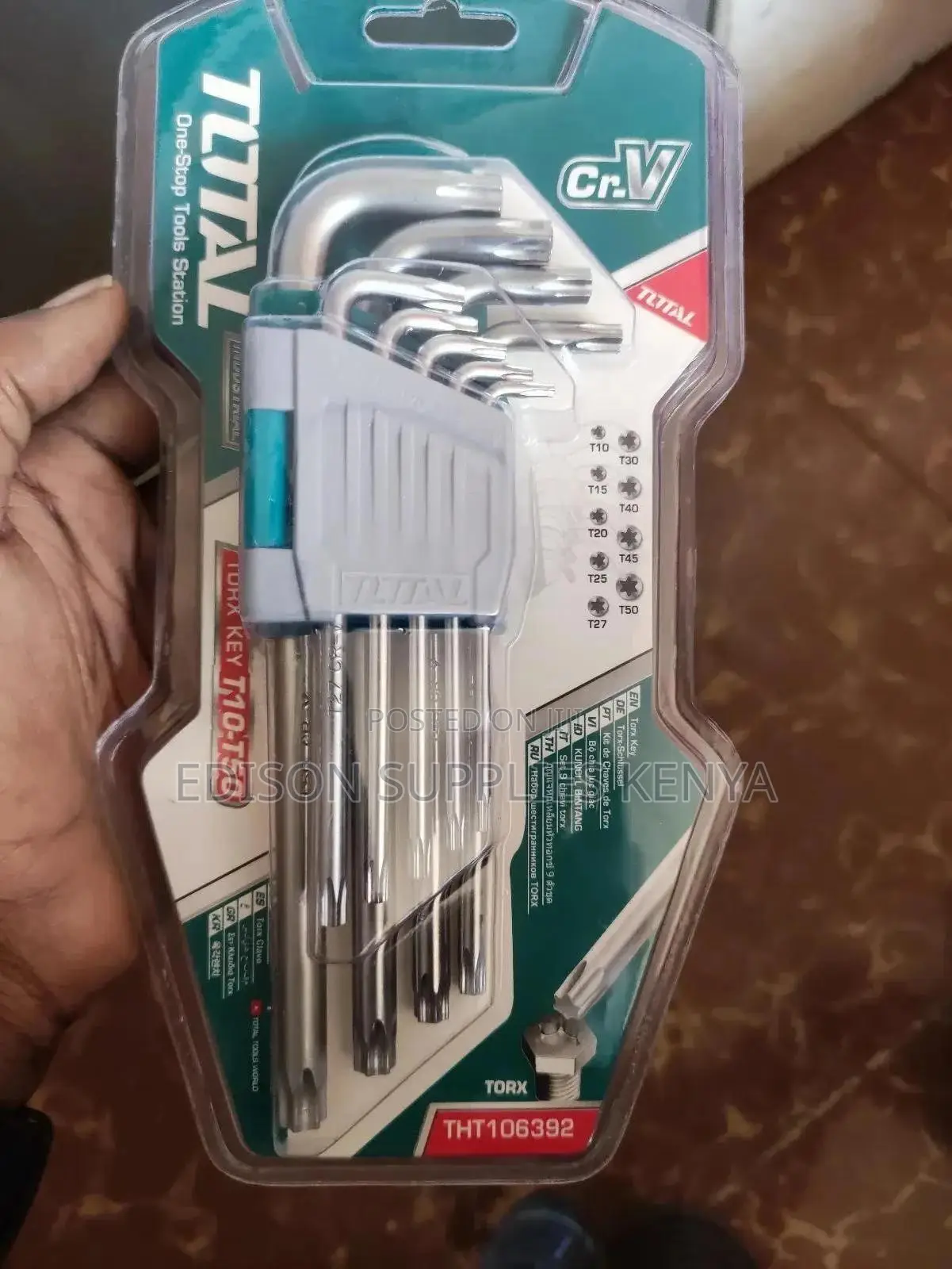 Torx Keys Allen Keys Total Hex Keys T10-T50 Torx Allen Keys