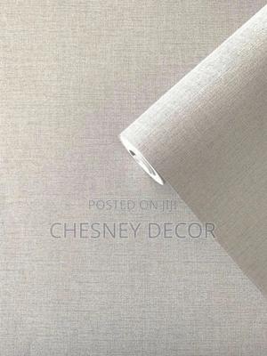 Plain Linen-Effect Wallpaper - thumbnail 2