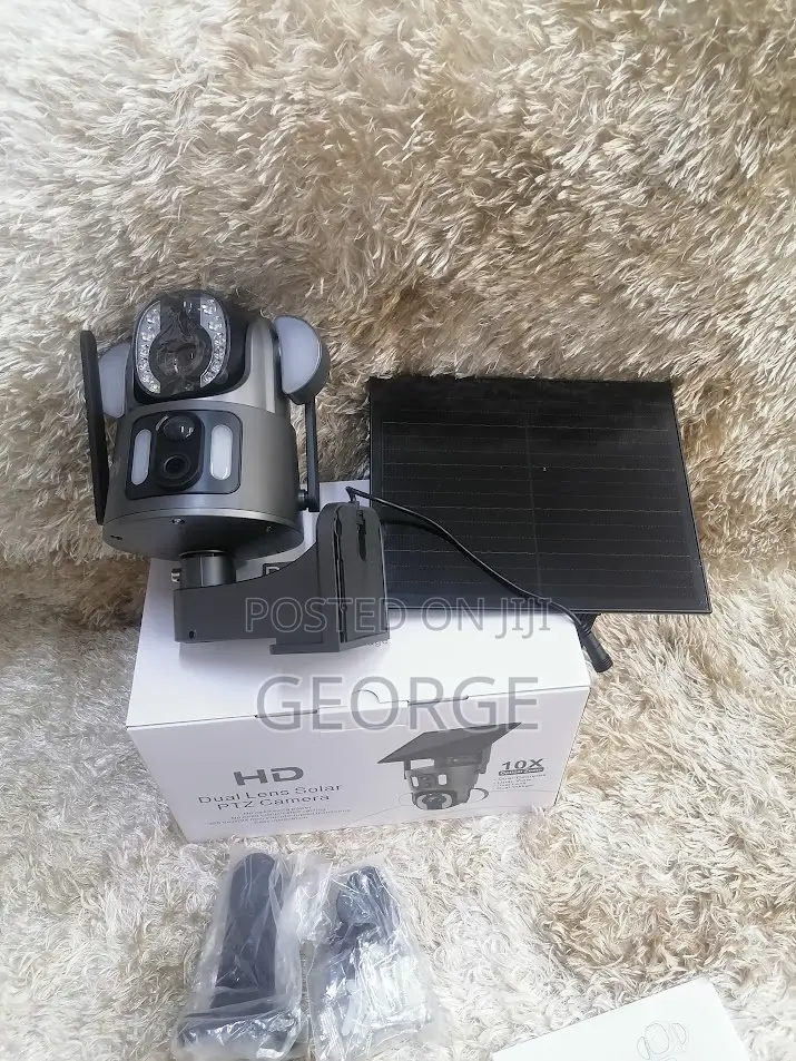 ARRIVED*4G 6MP Ubox Dual Lens Dual Solar PTZ Camera
