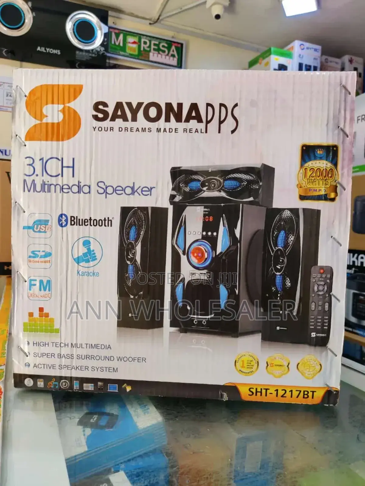 *Sayona Woofer 3.1 12000W SHT 1217