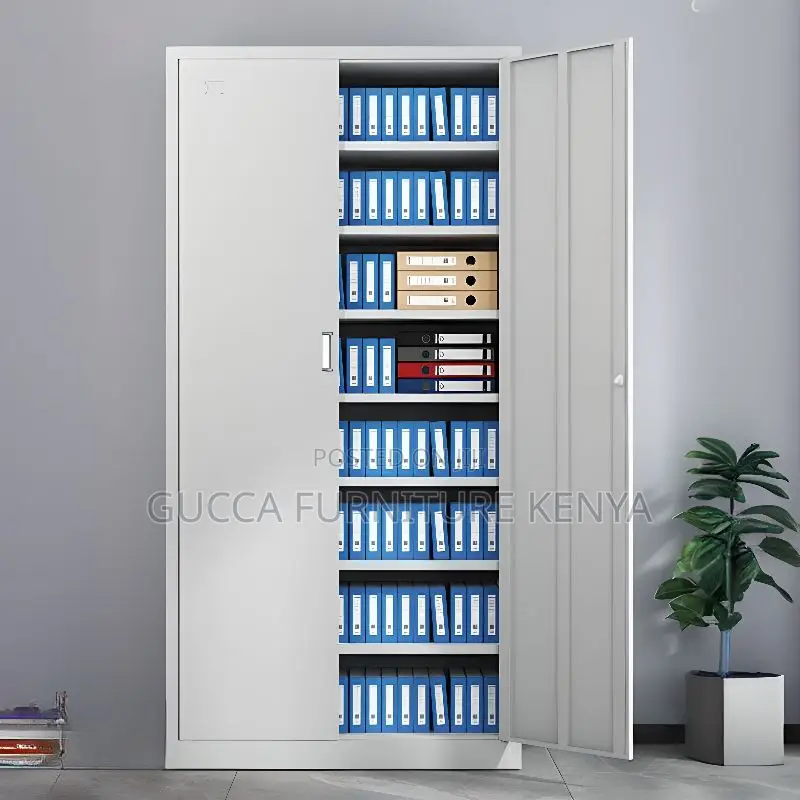 Cabinets:2-Steel Door Simple Steel Office Storage Cabinet