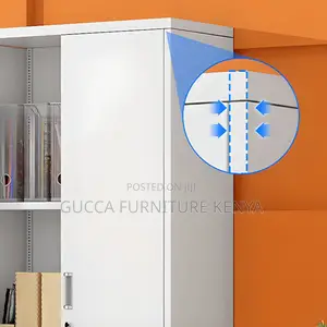 Cabinets:2-Steel Door Simple Steel Office Storage Cabinet
