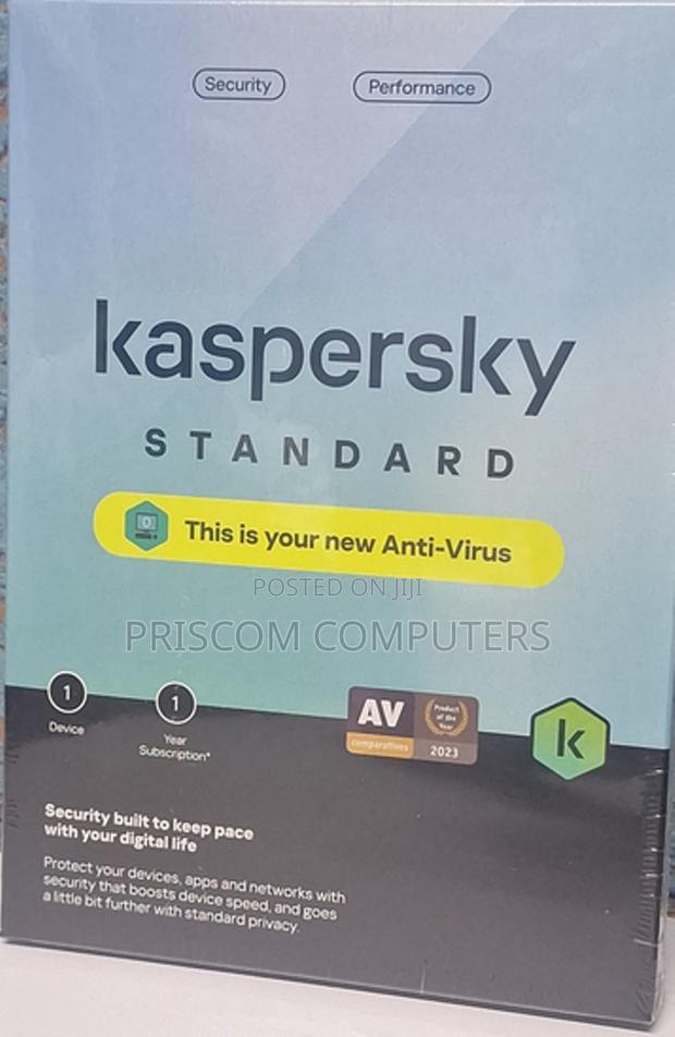 Kasperskstandard Anti-Virus 2024 ,1 Device,1 Year, Security