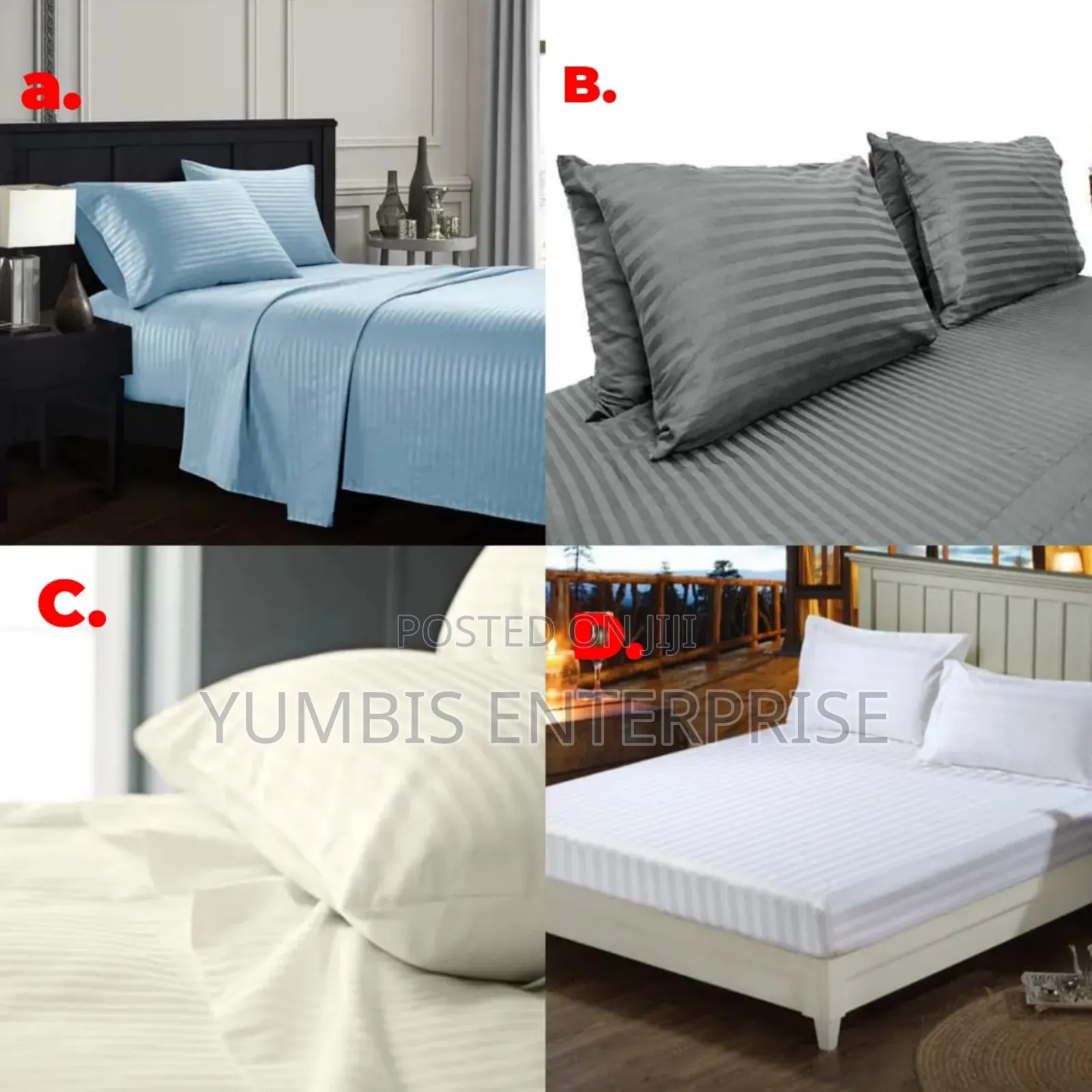 2 Bedsheet 2 Pillow Cases Sets for 4*6/5*6/6*6 KSH 1500