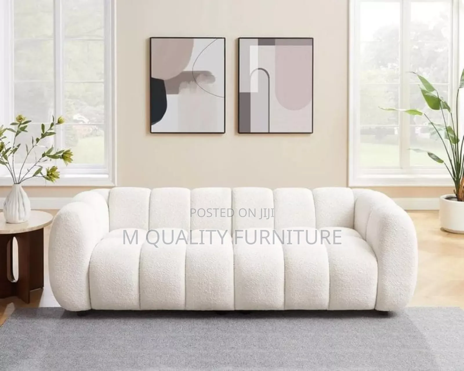 White 3 Seater Couch