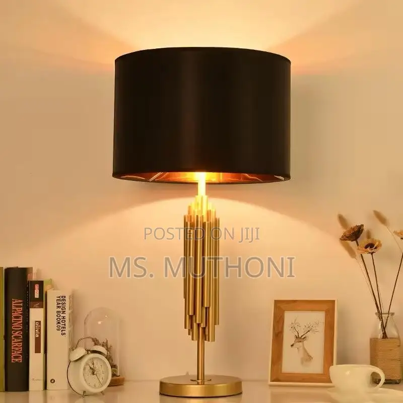 Black Luxury Modern Bedroom /Living /Room Study Lamp