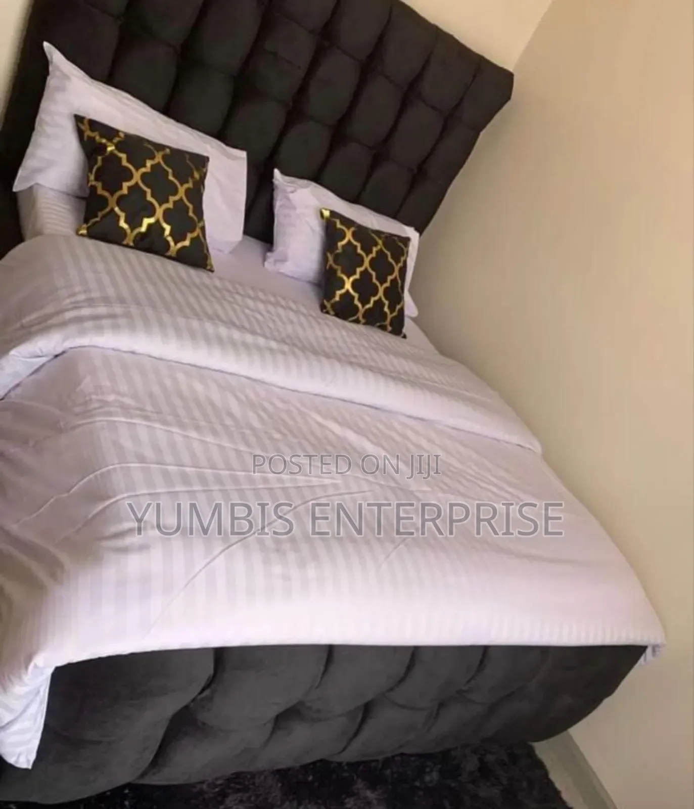 White Stripped Duvet Cover Sets