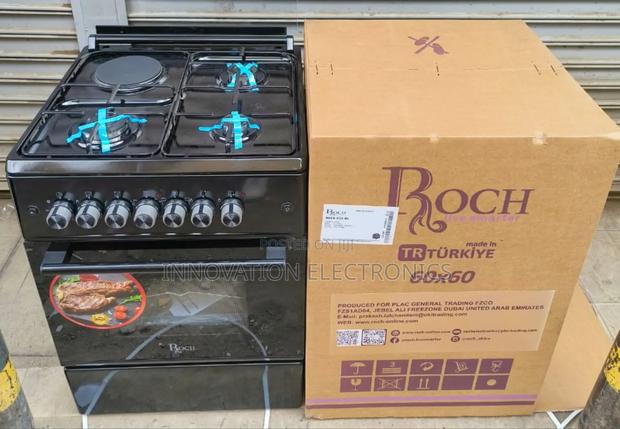 Roch Black 60×60 Standing 3+1 Cooker - main view