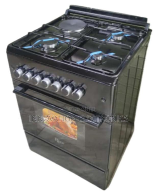 Roch Black 60×60 Standing 3+1 Cooker - thumbnail 2