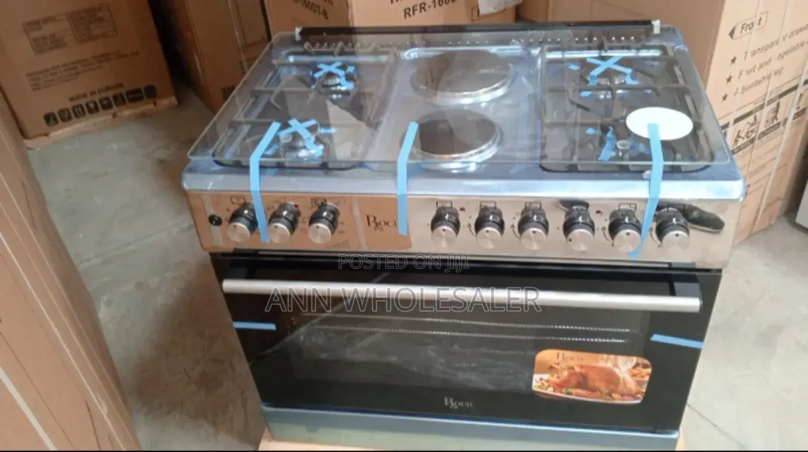 60 by 90 Roch 4+2 Standing Cooker