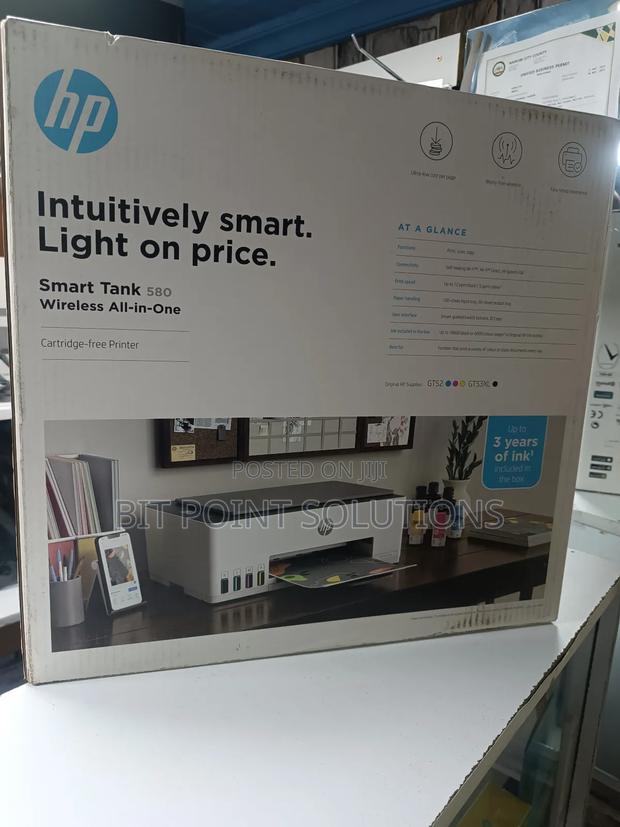 Hp Smart Tank 580/ Hp Inkjet Printer 580 - thumbnail 2