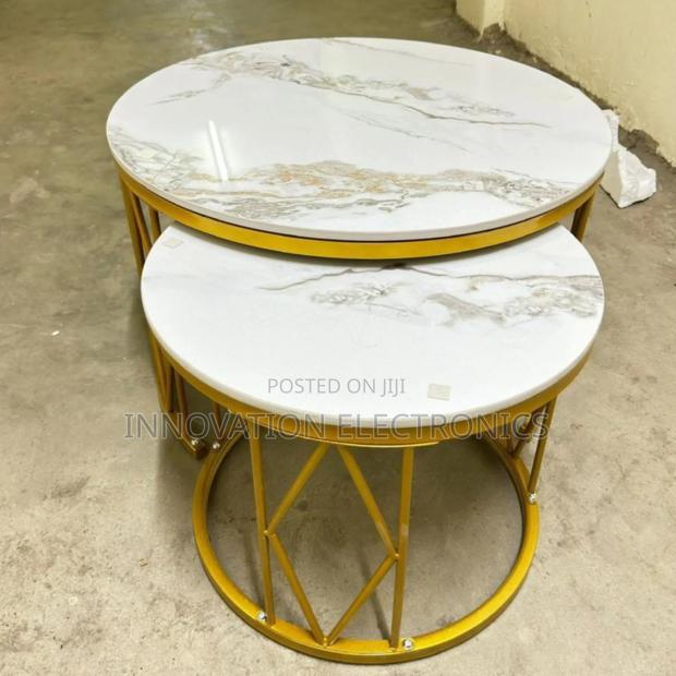 Executive Marble Nesting Table - main view