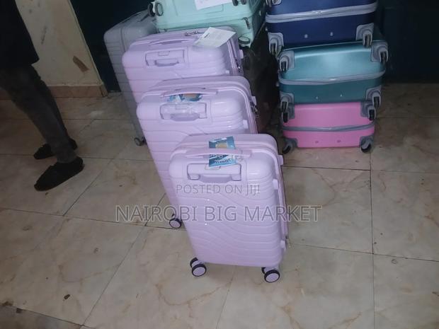 Travelling Purple 3pcs Suit Case - main view