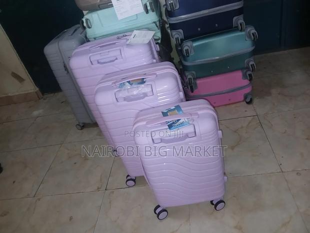 Travelling Purple 3pcs Suit Case - thumbnail 3
