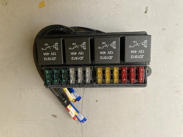 12way Fuse/4 Relay Pre-Wired Fused Box