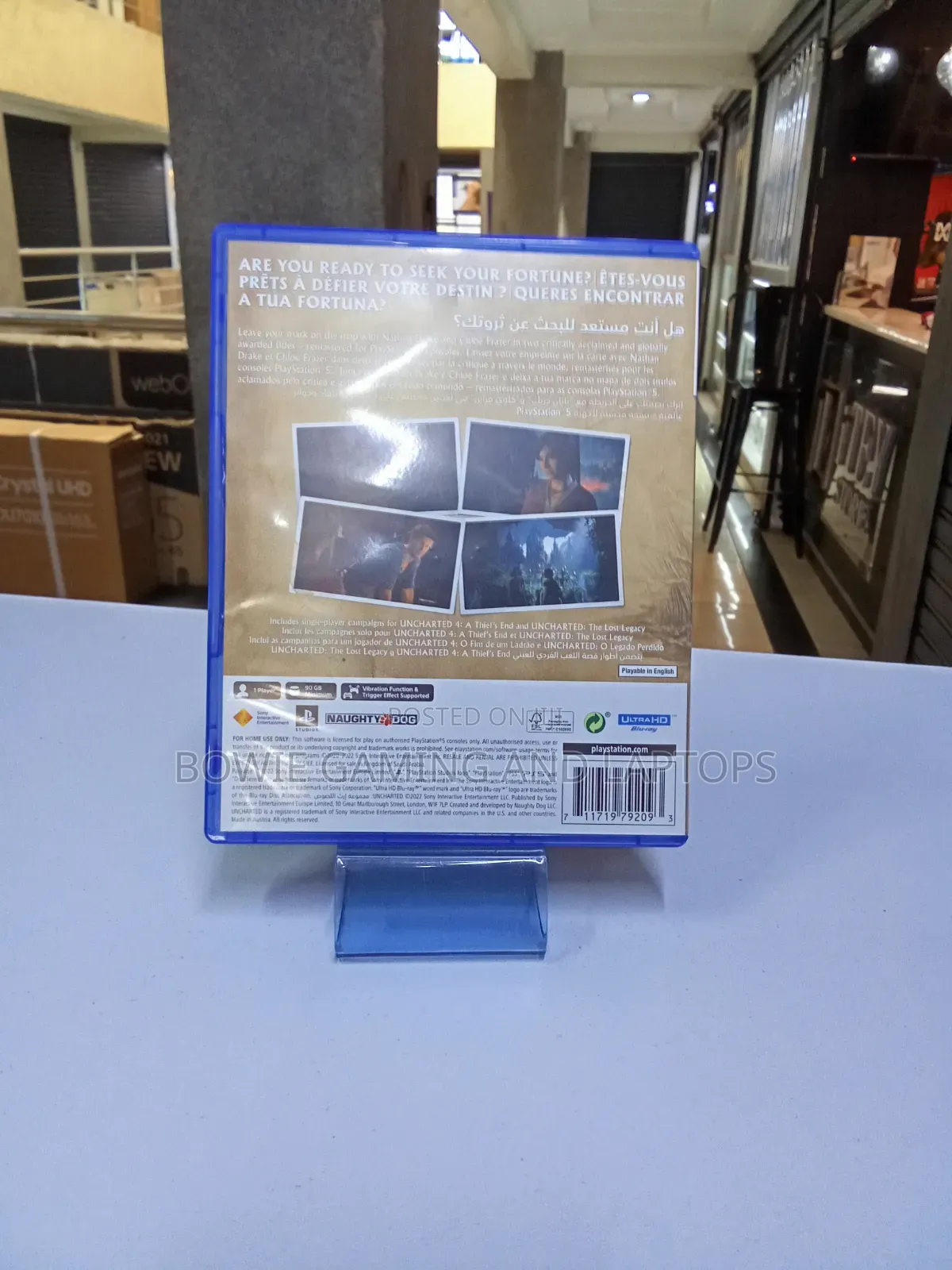 UNCHARTED Remastered Ps5 Used