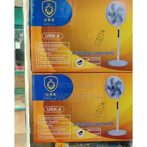 *URK Stand Fan With Remote