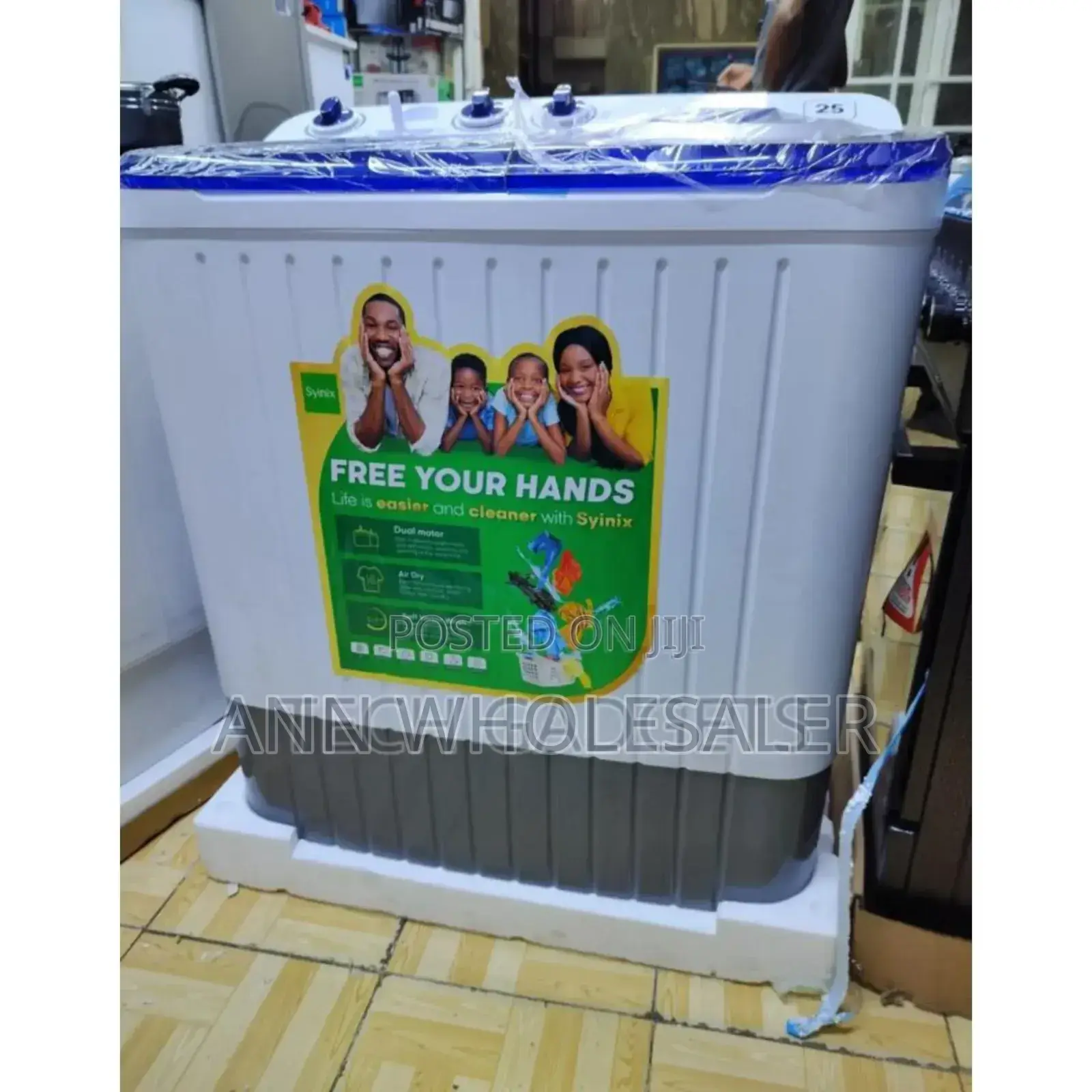 White, Brand New 10kgs Washing Machine
