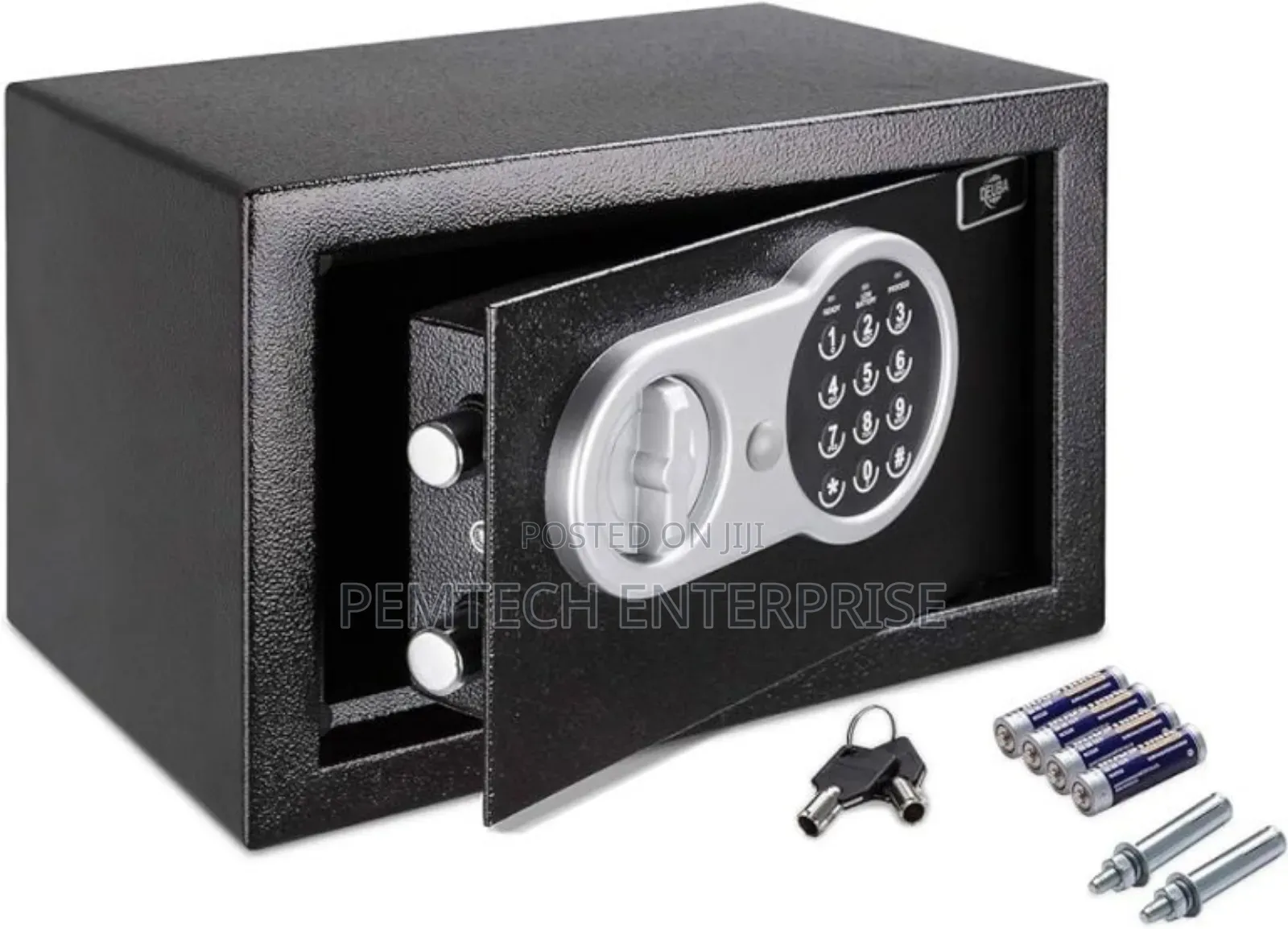 Safe Box With Sensor Light Electronic Digital Keypad Steel