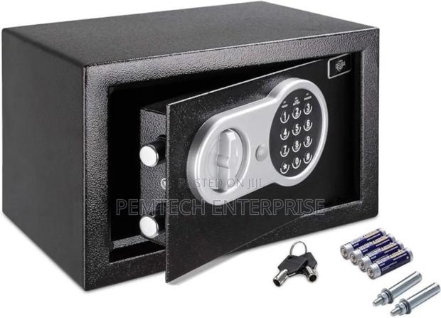 Safe Box With Sensor Light Electronic Digital Keypad Steel - main view