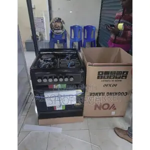Black Von 60by60 Standing Cooker. Electric Oven
