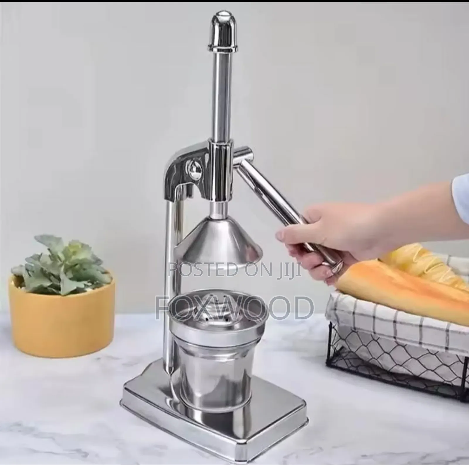Stainless Steel Manual Hand Press.