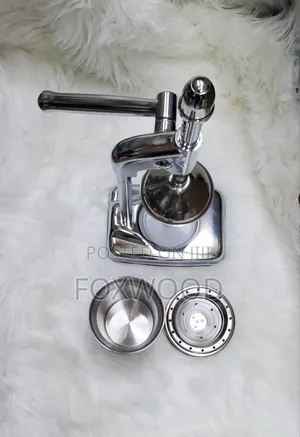 Stainless Steel Manual Hand Press.