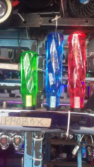 Green,Red,Blue in Sizes Clear Gear Shift Knob 10/15/20cm
