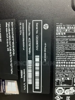 Desktop Computer HP ProDesk 400 G5 8GB Intel Core I5 HDD 500GB
