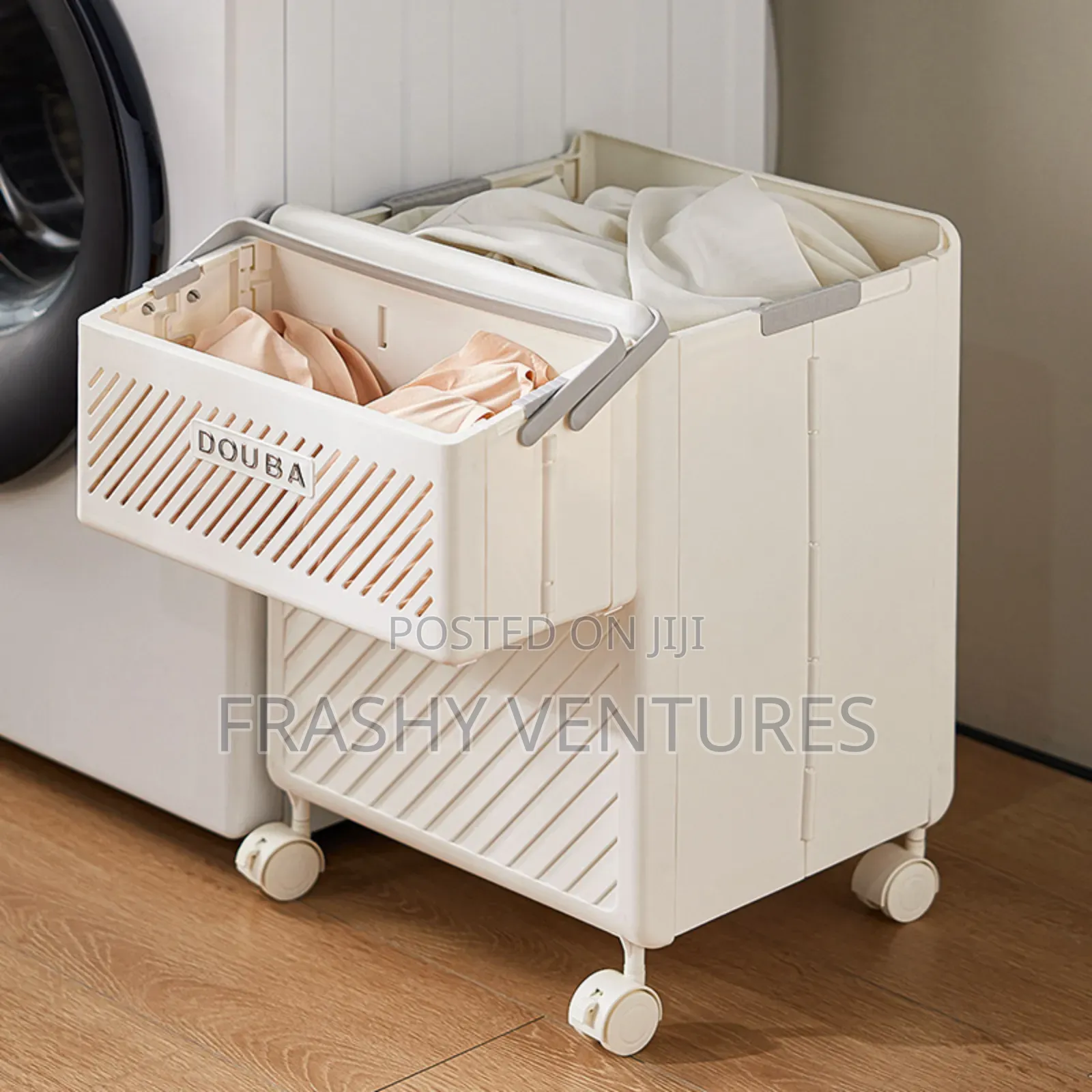 2pcs Laundry Basket Laundry Hamper Basket With Wheels