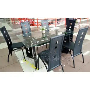 Glass Brand New, 6 Seater Dinning Table