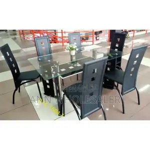 Glass Brand New, 6 Seater Dinning Table
