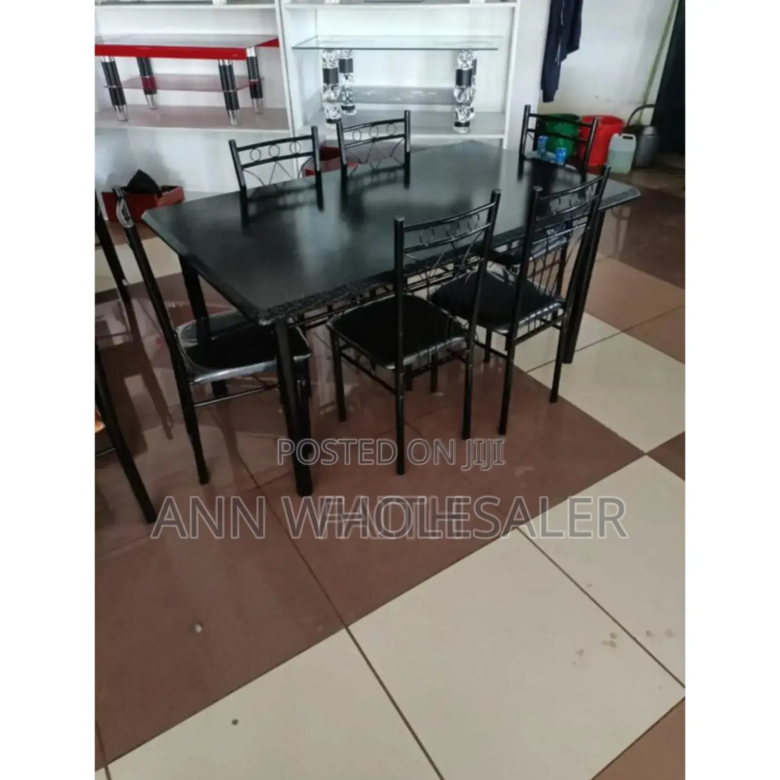 Colour Black. New 6seater Table. Dinning Table