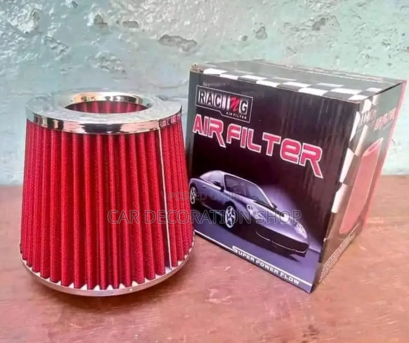 New Red Cone Air Filter 3 Inch