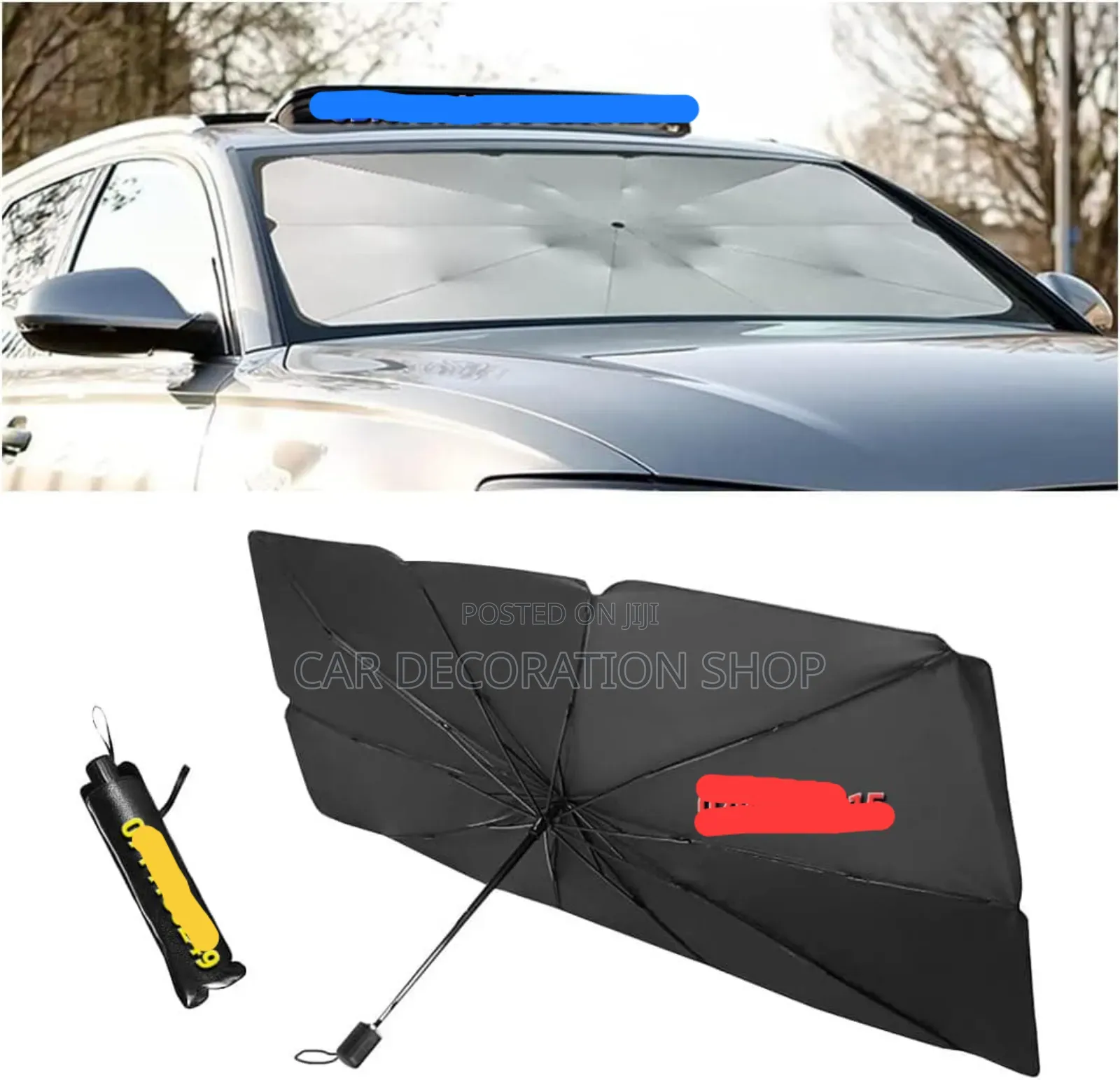 Sun Uv Protection Car Umbrella Sunshade Cover