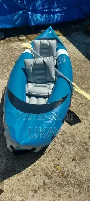 Uk-Tahaa Kit 2 Person Inflatable Touring Kayak - Blue.