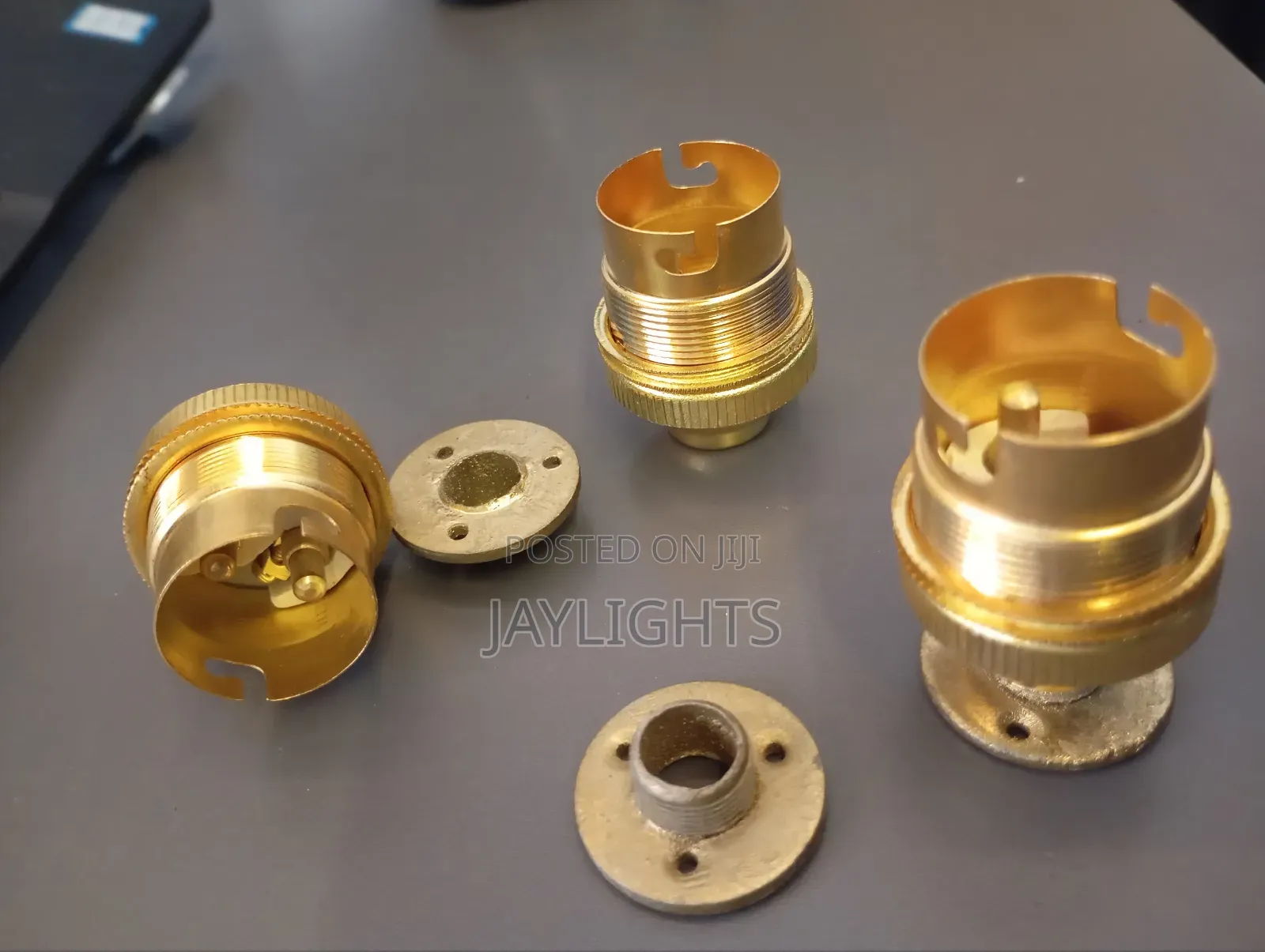 B22 Brass Lamp Holder Decorative Metal
