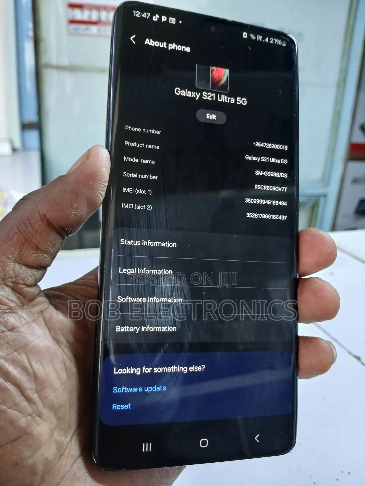 Samsung Galaxy S21 Ultra 5G 256 GB Black