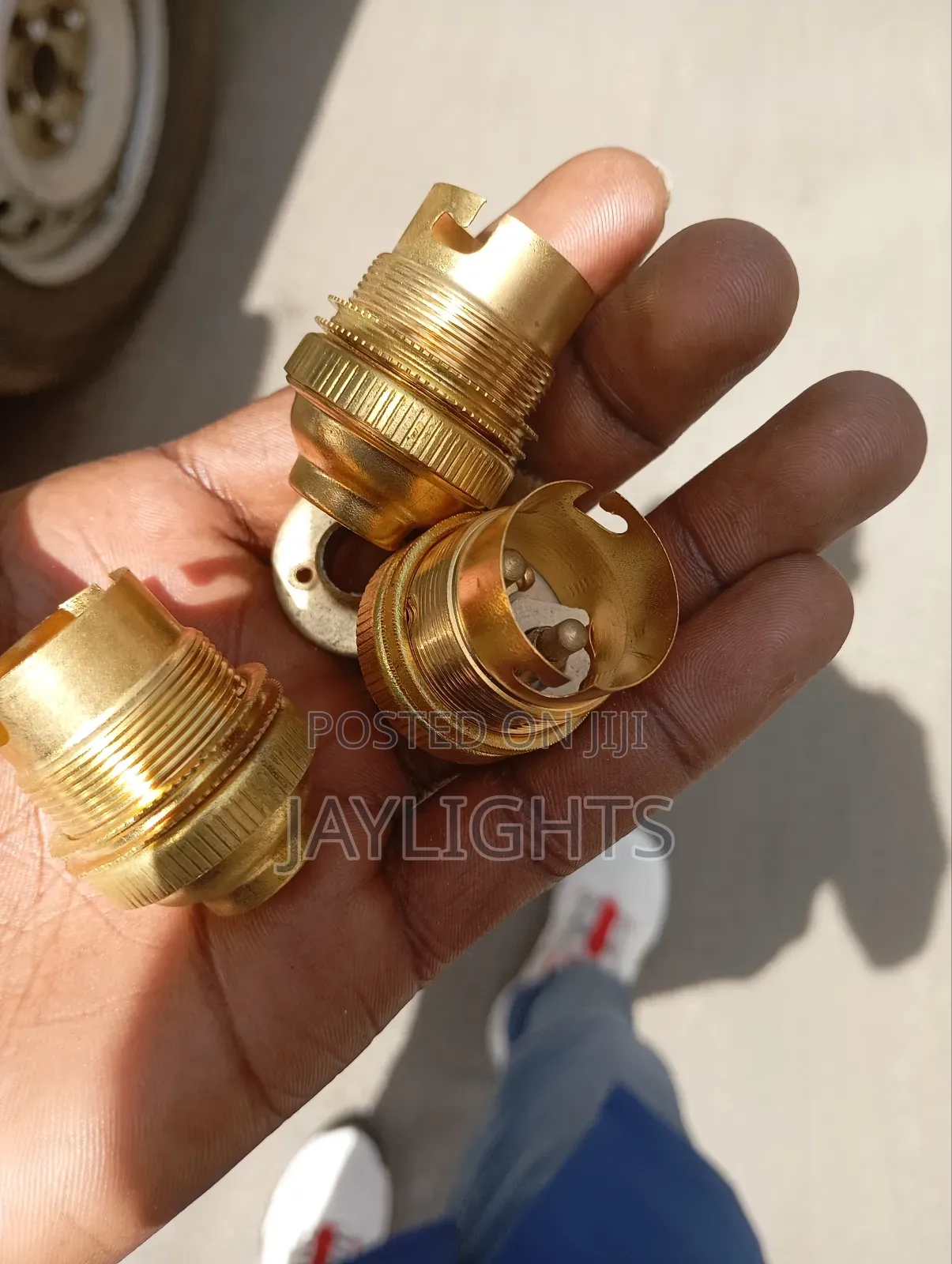 B22 Brass Lamp Holder Decorative Bronze