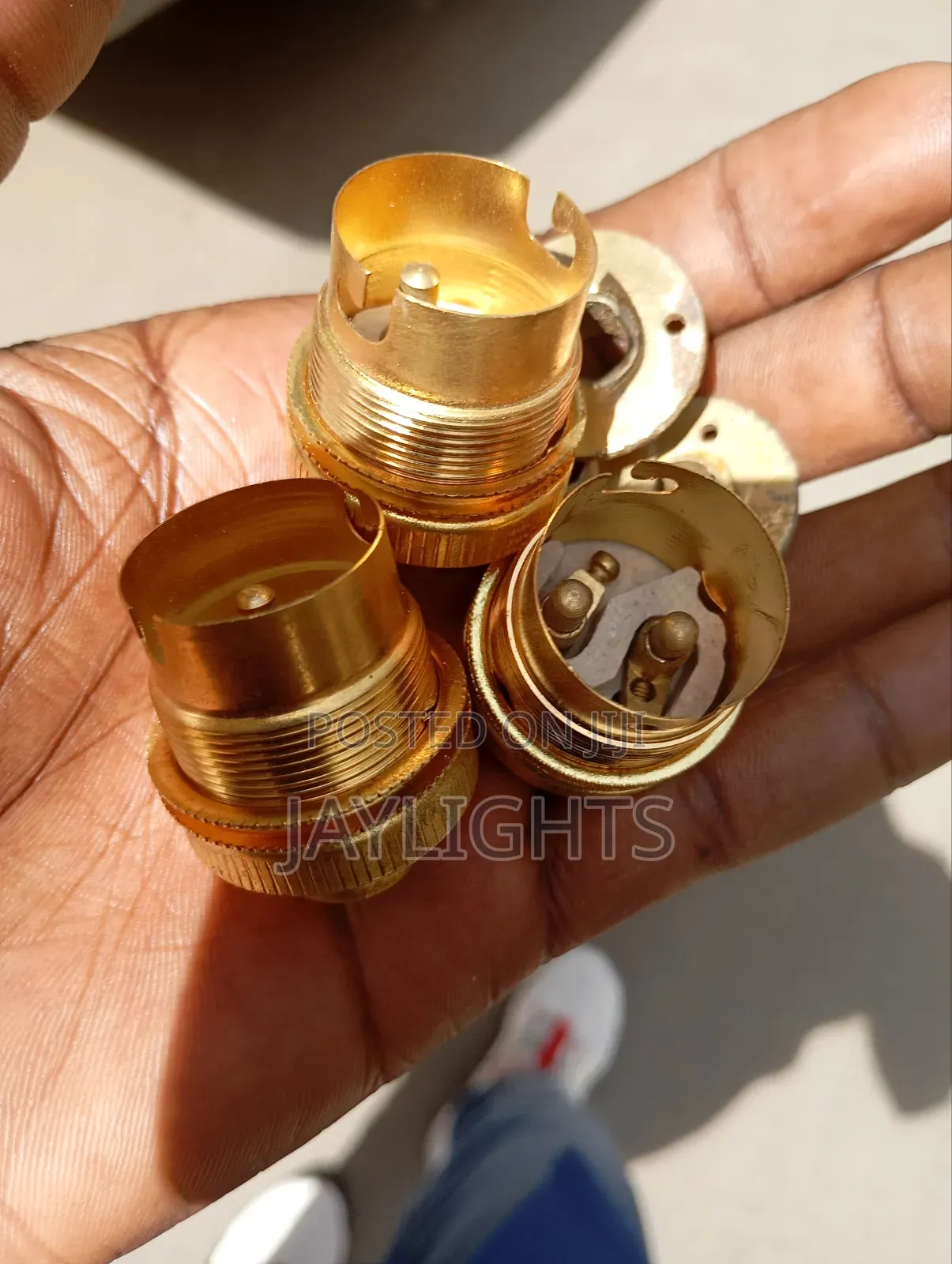 Style Edison Lamp Holder B22 Brass Lamp Base