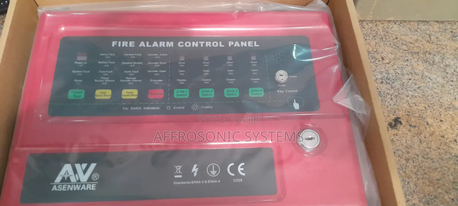 2 Zone Fire Alarm Panel